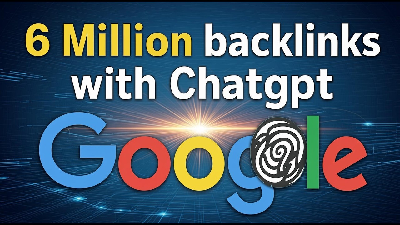 6 Million Backlinks With ChatGPT