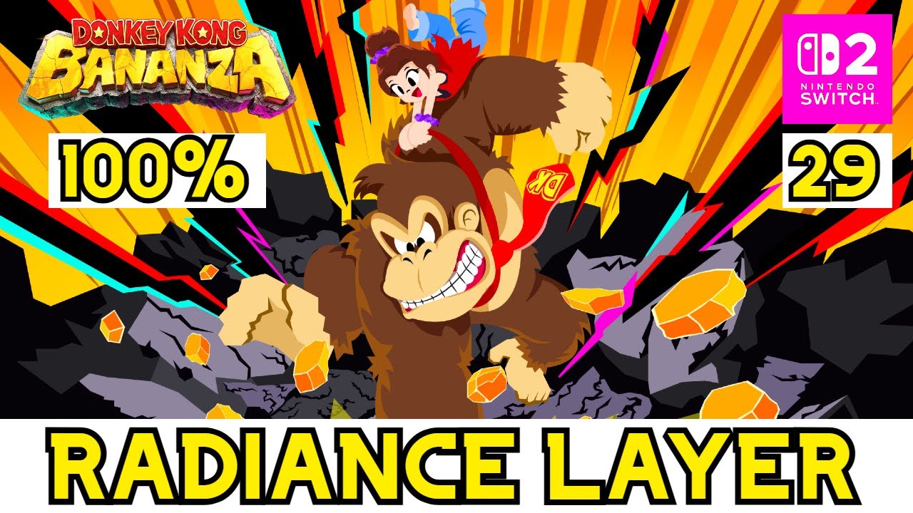🍌 DONKEY KONG BANANZA | 29: RADIANCE LAYER (Estrato del Desierto) - 100% Walktrough Español Latino