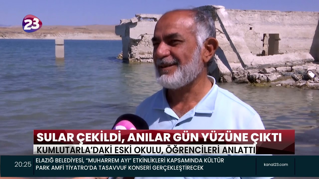 SULAR ÇEKİLDİ, ANILAR GÜN YÜZÜNE ÇIKTI