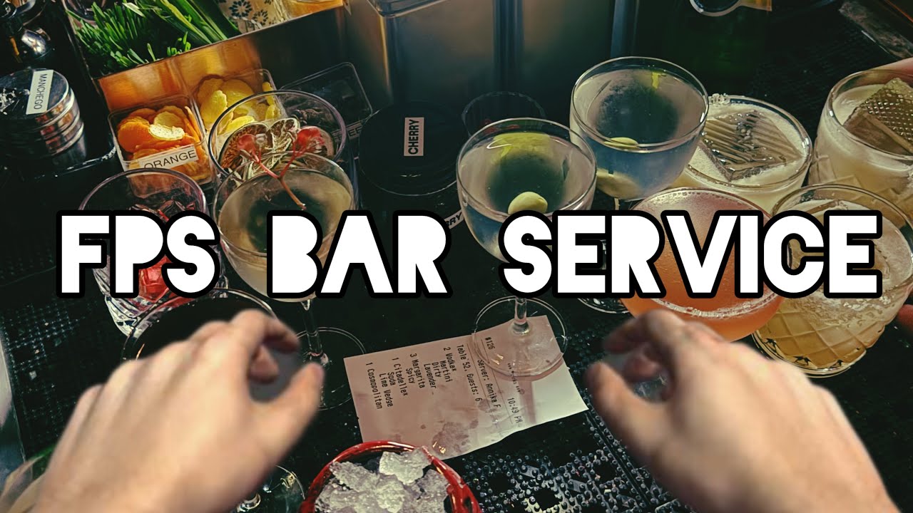 First Person Shooter from the cocktail bar. Cheers