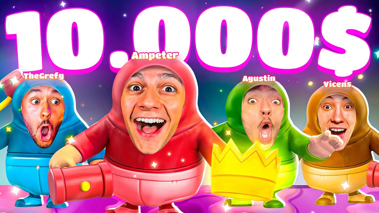 ¡GANAMOS EL TORNEO DE 10.000$ DE FALL GUYS!! - Escuadrón Salchichón