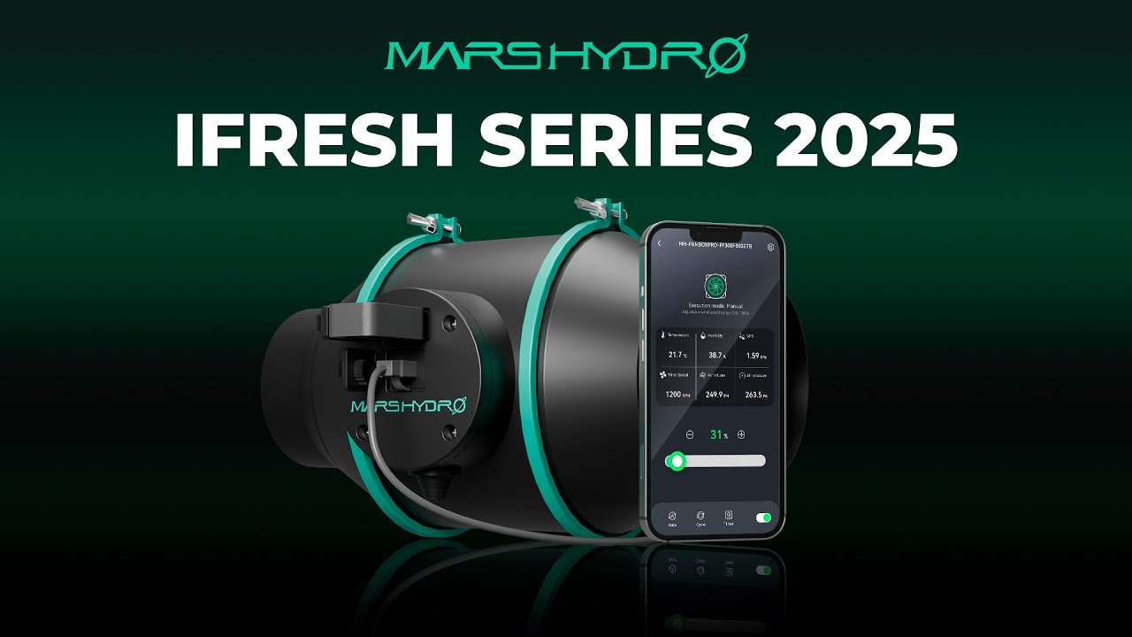 🎉 2025 NEW iFresh Smart Inline Fan &ndash; Now Smarter with MarsPro App! 🌬📱🌱
