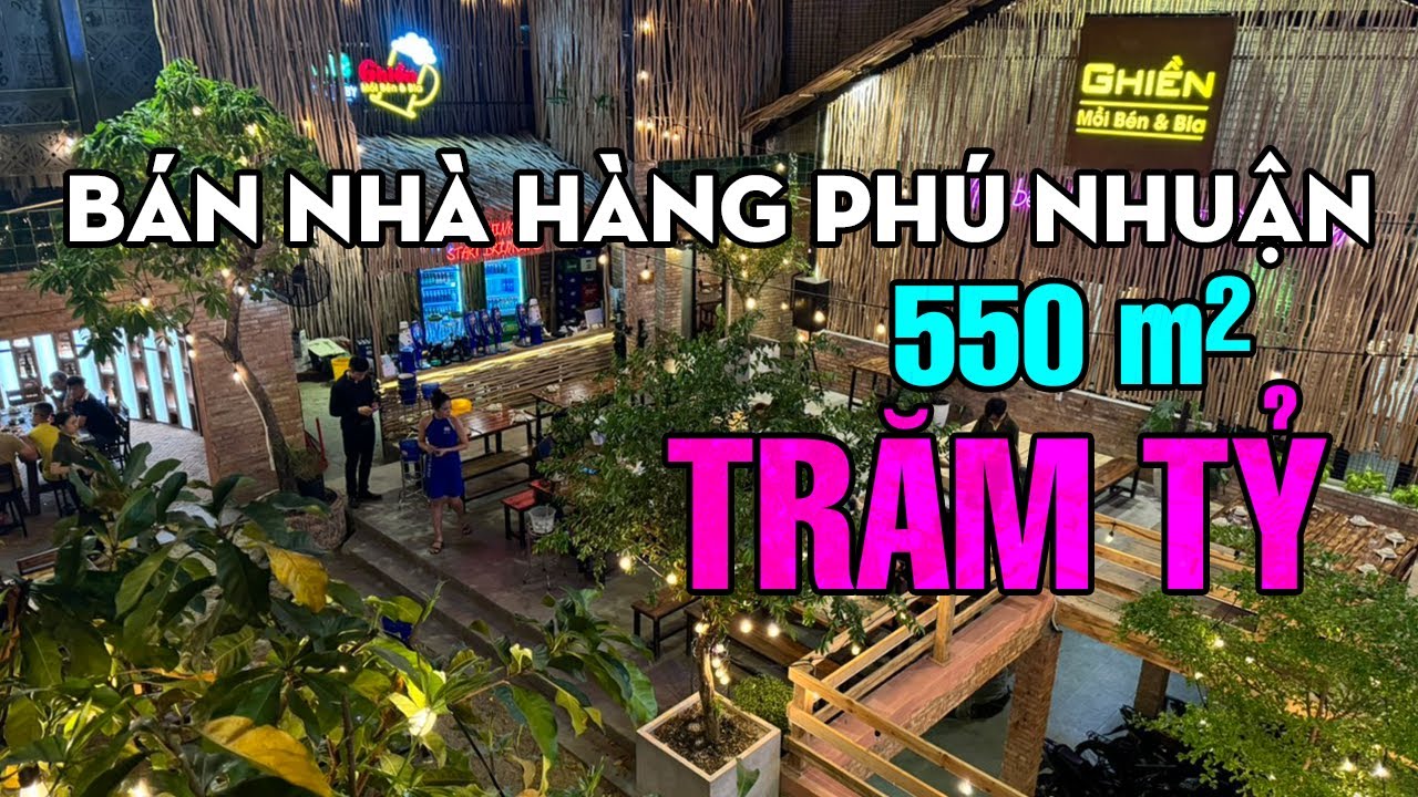 Nợ Bank 65 Tỷ, Bán nhà hàng giá TRĂM TỶ, 550m2, Mặt tiền Phú Nhuận