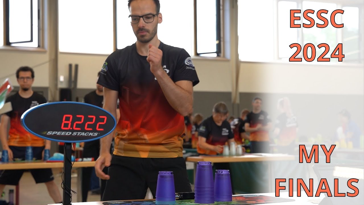 European Sport Stacking Championships 2024 - My Finals