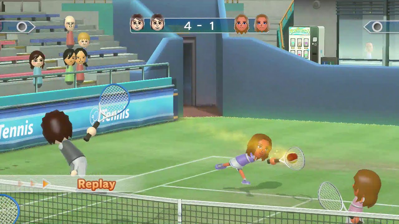 Wii Sports Club - Tennis Champions Match - The Slam Sisters (Alice & Barbara)