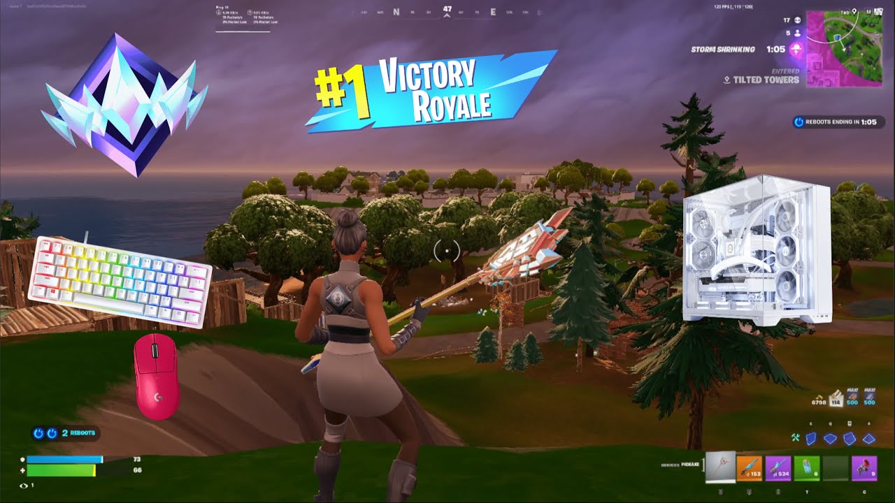 Fortnite Unreal Ranked Reload On PC | Keyboard & Mouse Gameplay | 120 FPS | 4K