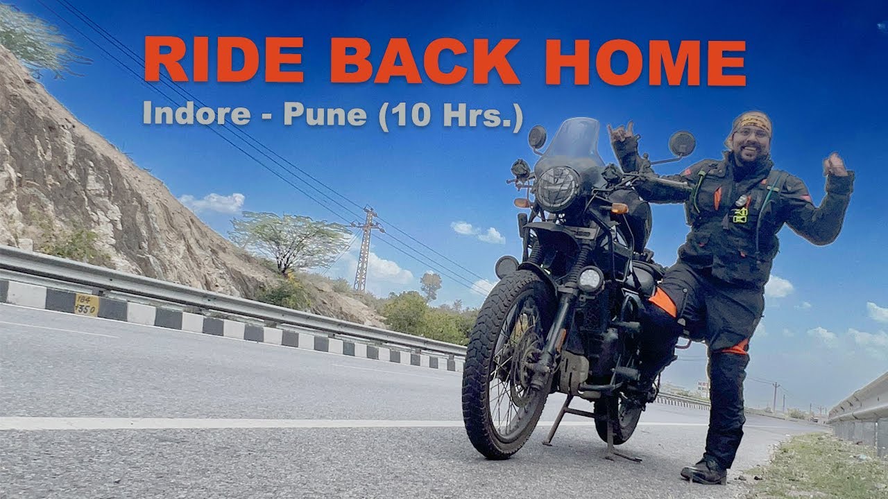BIKE RIDE from Indore to Pune #RoyalEnfieldHimalayan