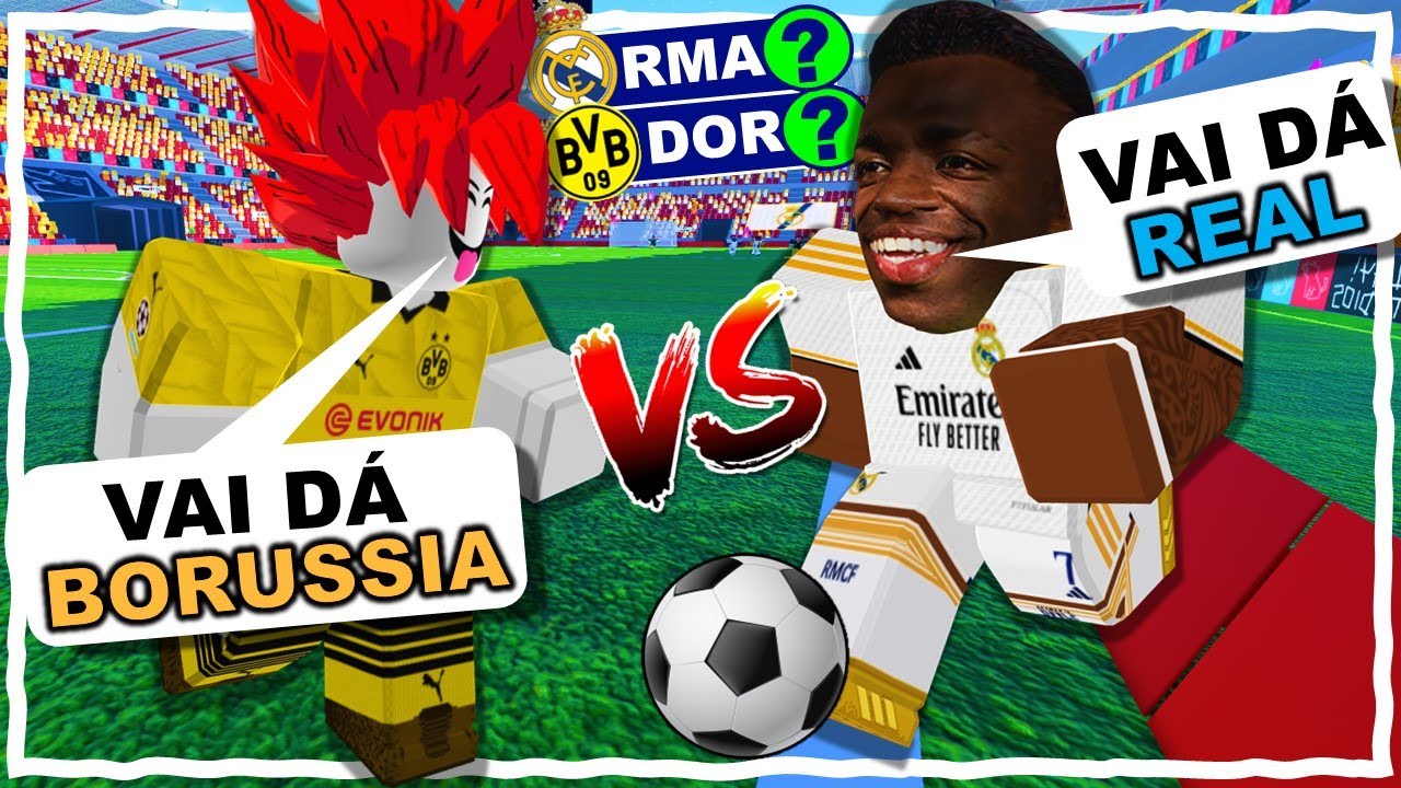 REAL MADRID VS BORUSSIA FINAL DA CHAMPIONS NO SLS ROBLOX