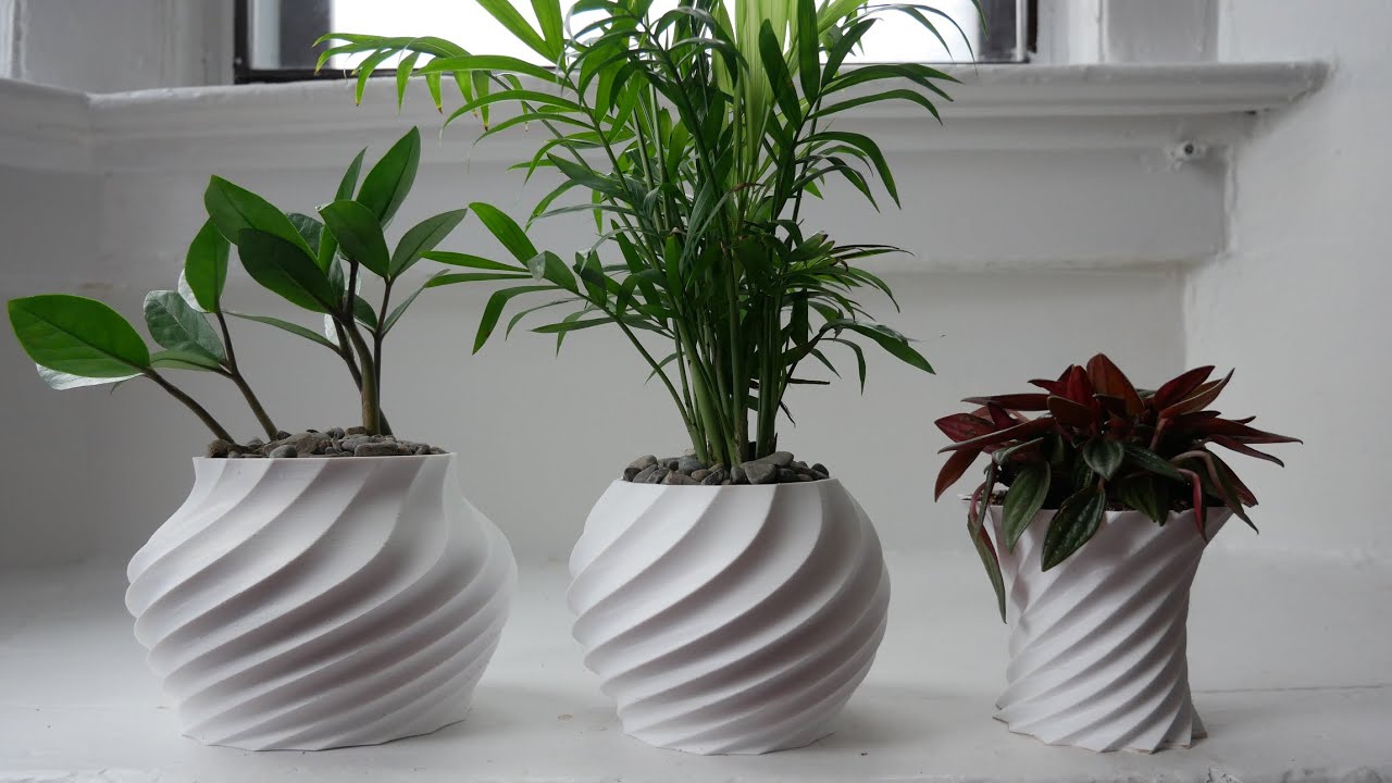 How To Design 3D PRINTED Spiral Vases + Plant Pots in Fusion 360