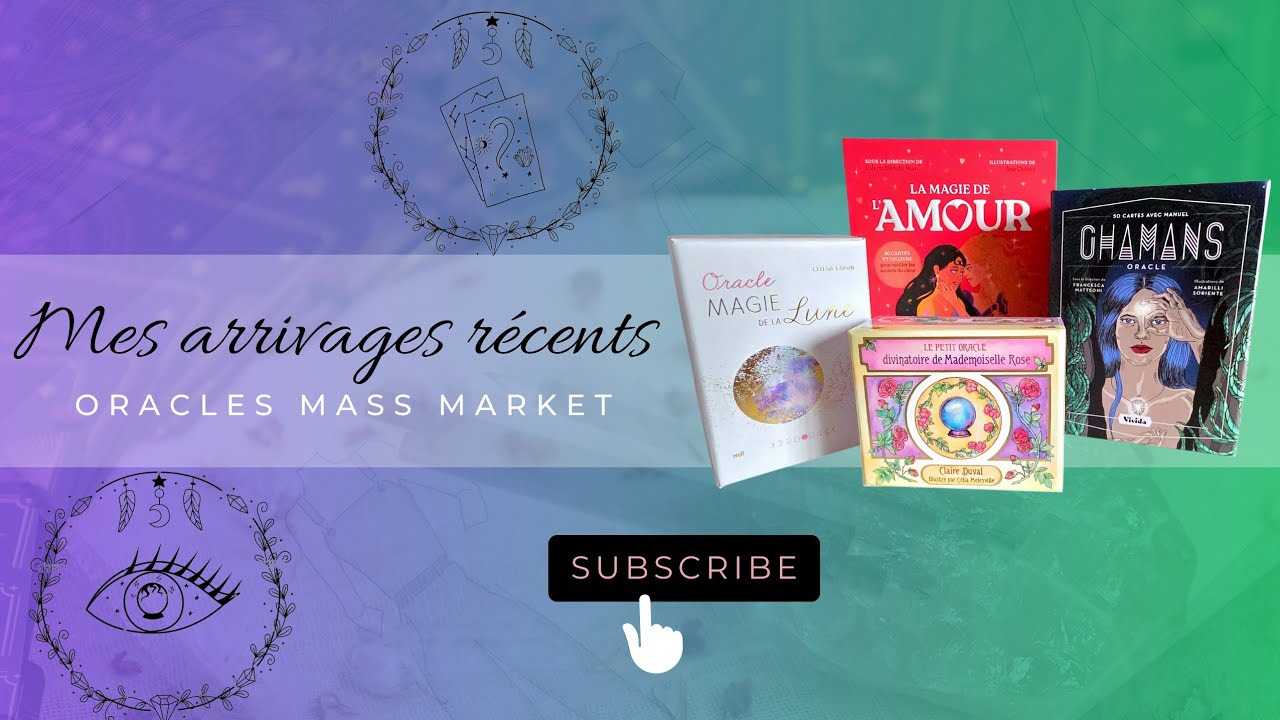 Vlog de mes derniers achats ‐ Oracles