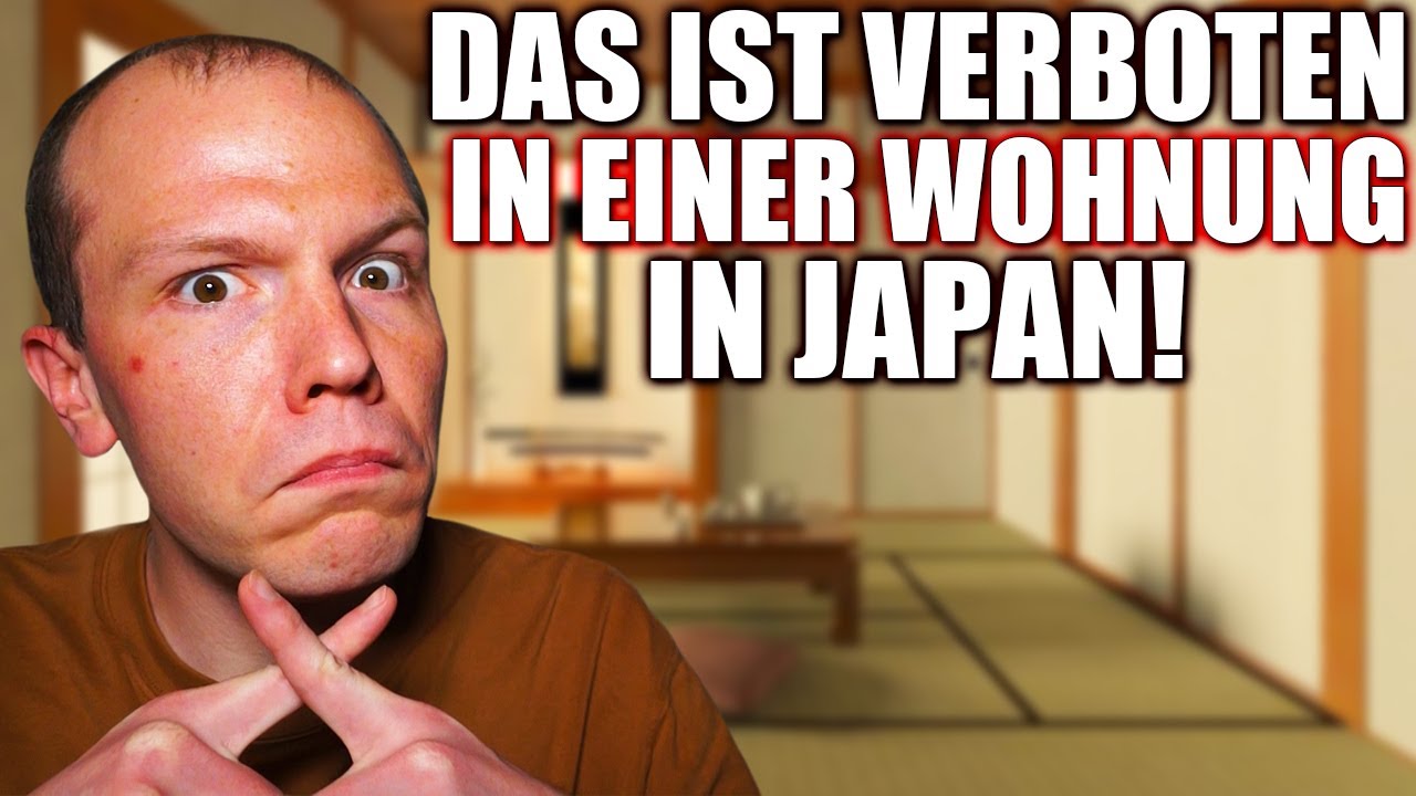 Das ist verboten in einer japanischen Wohnung! - Mietvertrag in Japan