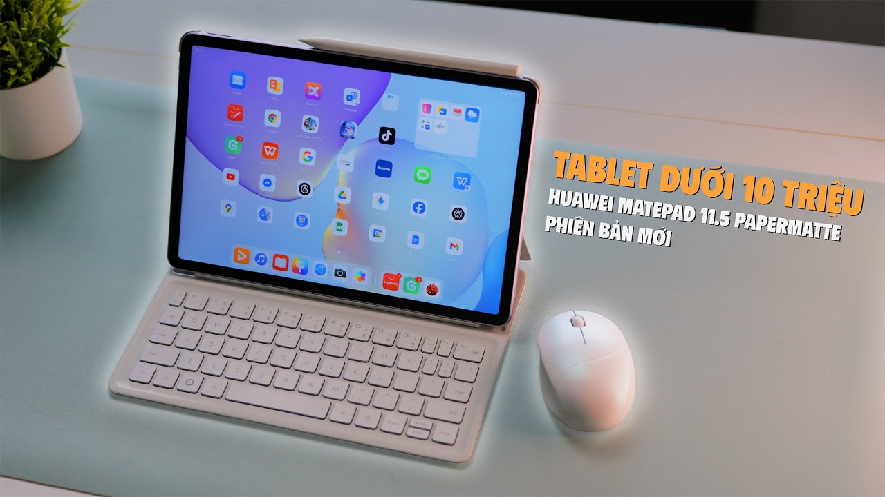 TABLET DƯỚI 10 TRIỆU mà cỡ này là QUÁ NGON! HUAWEI Matepad 11.5 PaperMatte Phiên bản Mới