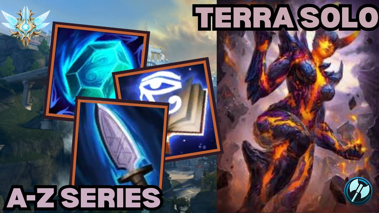 ONE SHOTTING NOOBS!! - Terra A-Z Grandmasters Solo Smite