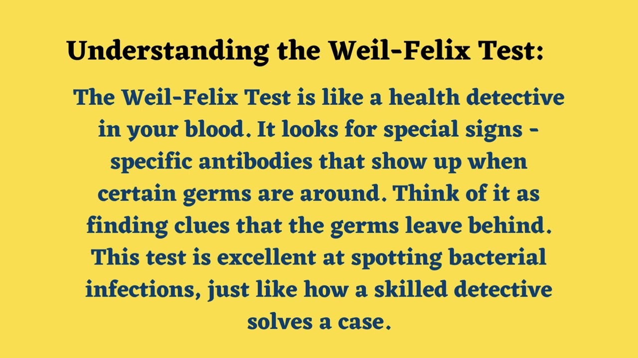 All About Weil-Felix Test | Marvel Path Lab