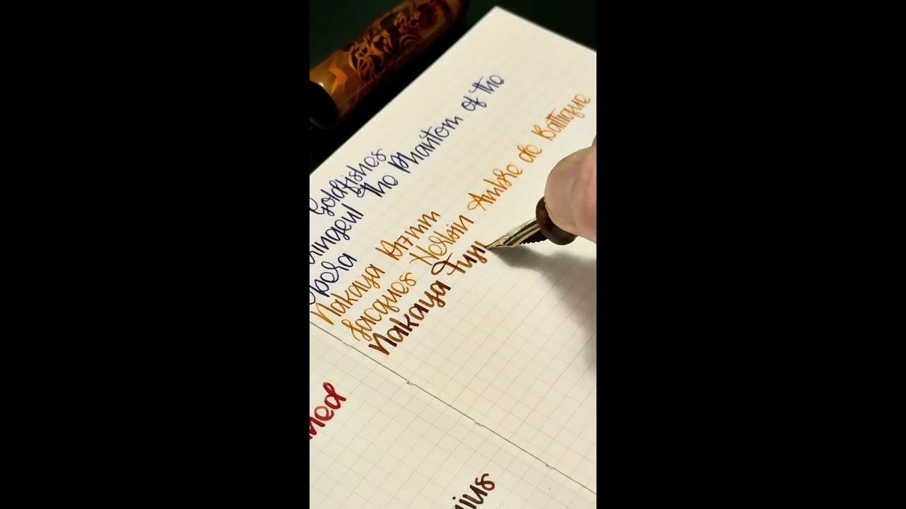 Satisfying Currently Inked with Pelikan and Nakaya pens!