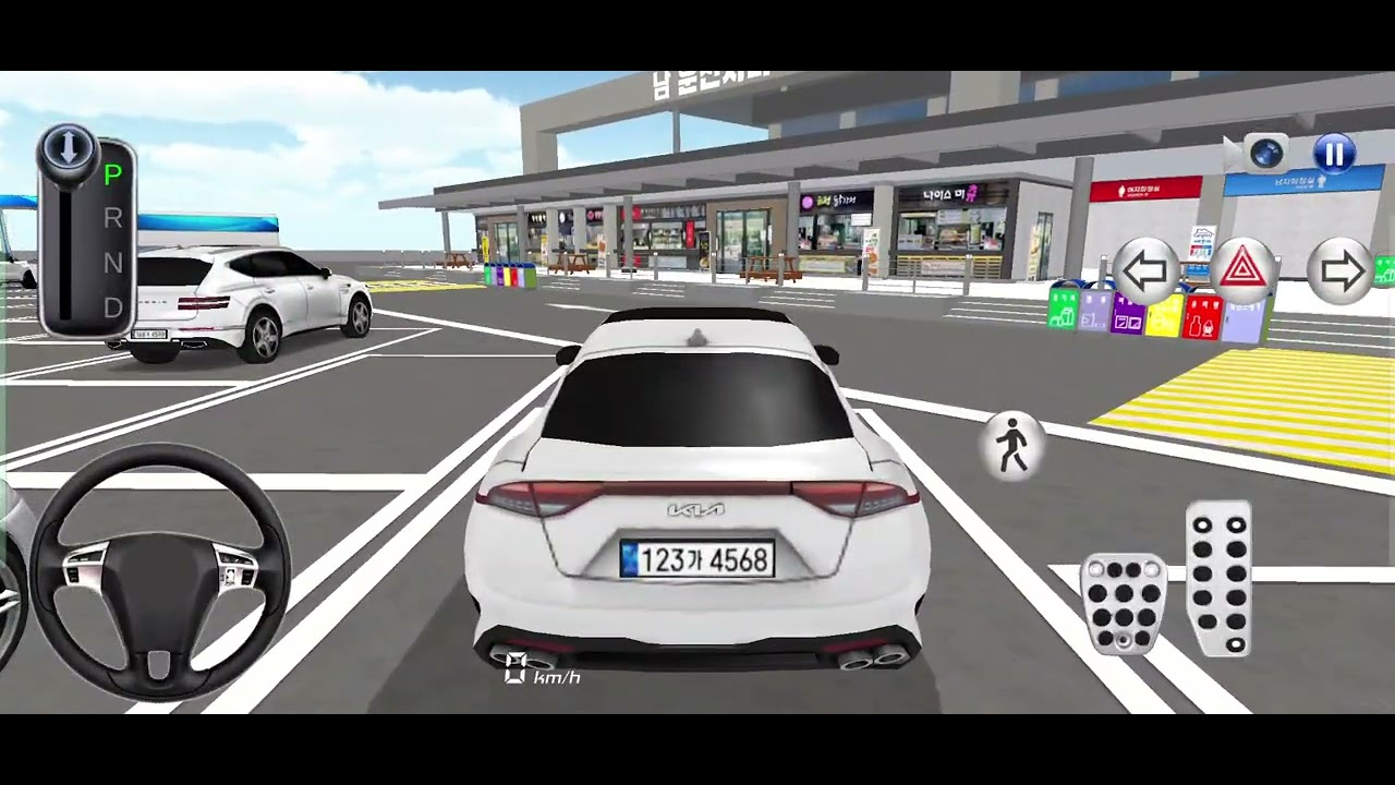 [게임영상] 3D운전교실 - 사고 안나고 운전. 마지막에 반전