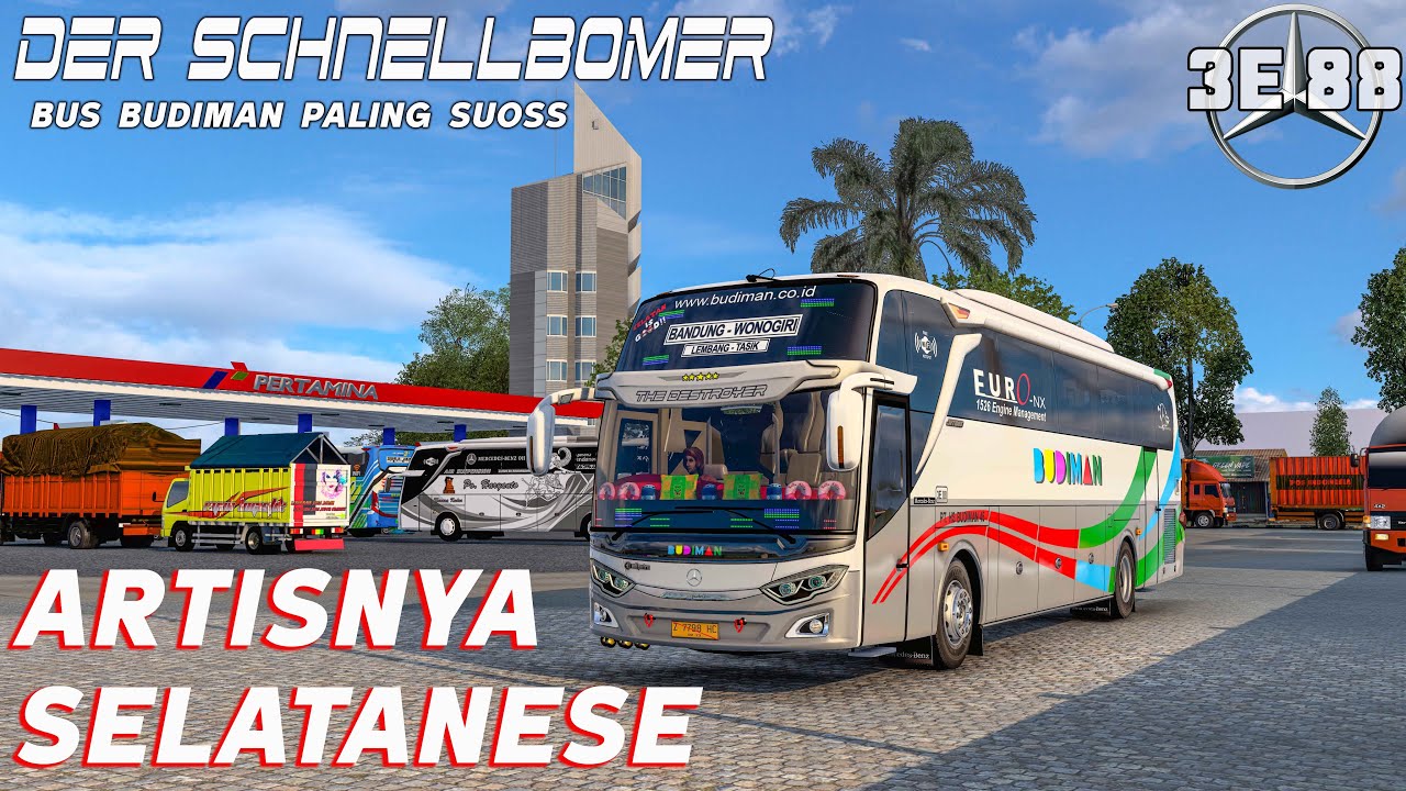 JELAJAH MAP JAWARA TERUPDATE 2023😱 Bus Artisnya Po Budiman 3E 88 Tampil Keren || Ets Indo