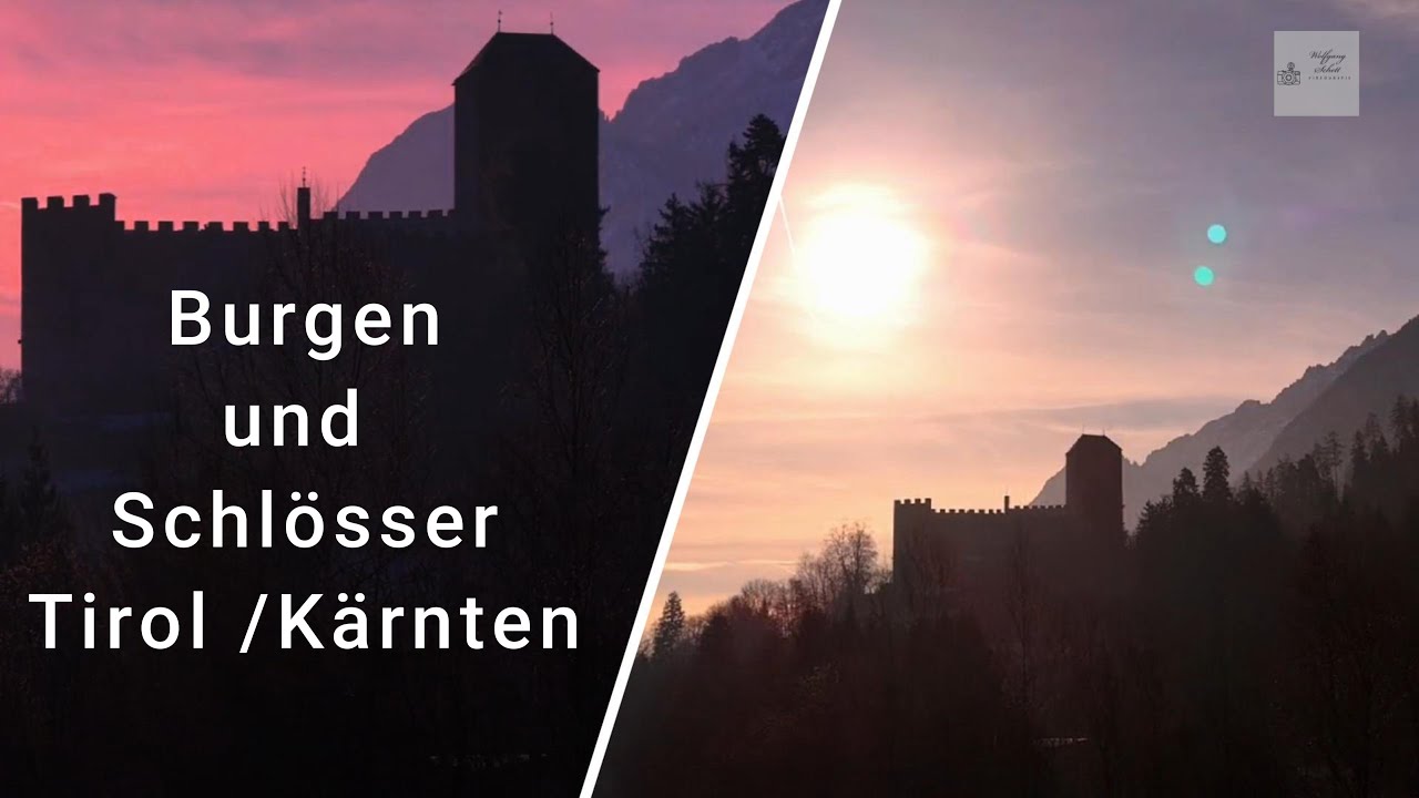 Drohnen Aufnahmen Schlösser und Burgen Osttirol ,Nordtirol,Kärnten,Südtirol