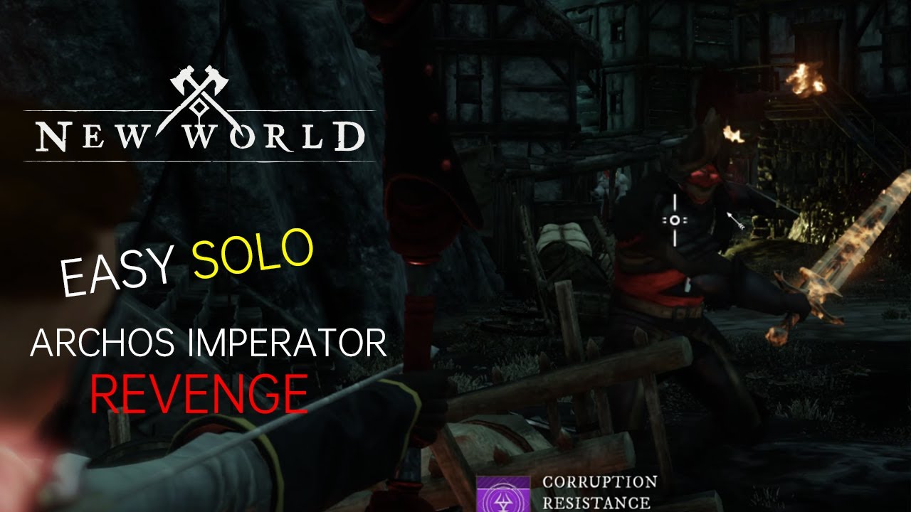New World easy solo Archos Imperator myrk *Nightmare* revenge farm bis fire amulet scorpion!!