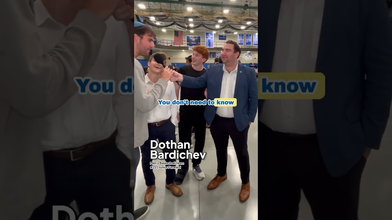 🎤 Interviewing Sy Syms Student Athletes at Yeshiva University’s Annual Athletics Banquet