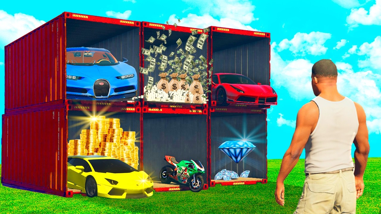 Abriendo CONTENEDORES SECRETOS en GTA 5
