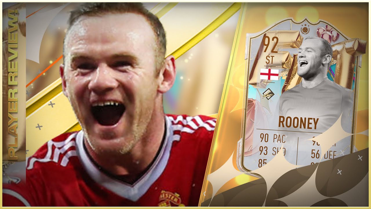 THE BEST ICON STRIKER FOR 500,000 COINS - 92 RATED FUT BIRTHDAY WAYNE ROONEY PLAYER REVIEW - FIFA 23