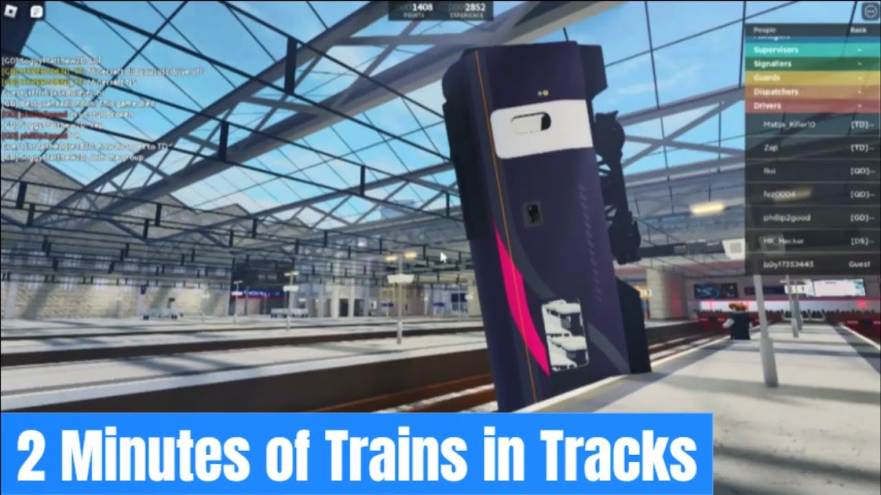 2 minutes of trains falling through tracks - SCR