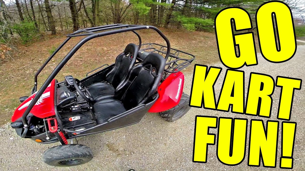 Hammerhead GTS 150 Go Kart POV Fun! + Максимальная скорость