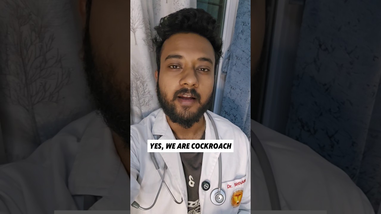 Yes, We are Cockroach🙌🤝Cockroach Janta party💀 #shorts #shivamrajaiims #cockroach #neet2026
