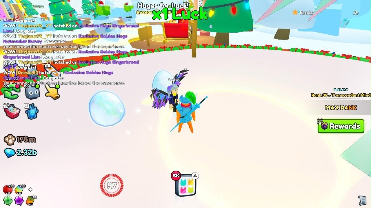 Pet Sim 99 : DOUBLE HUGE HATCH 🤣💥🥳