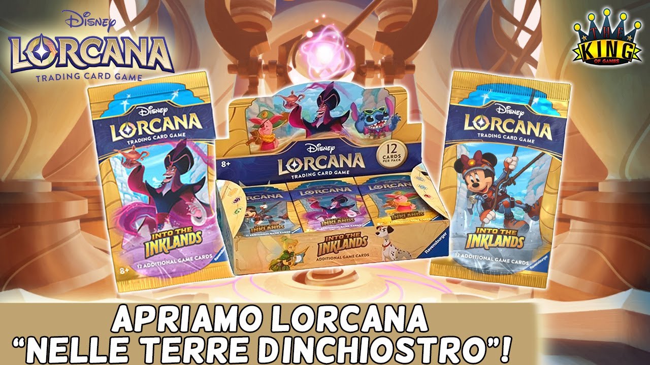 Lorcana TCG - Apriamo NELLE TERRE D'INCHIOSTRO, la nuova espansione del gioco DISNEY!