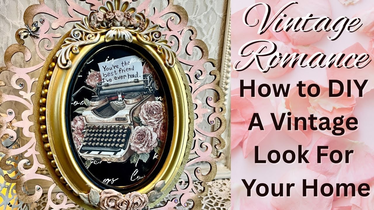 Do You Love Shabby Chic & Romantic, Vintage Home Decor? Then this DIY is for YOU! #shabbychicstyle