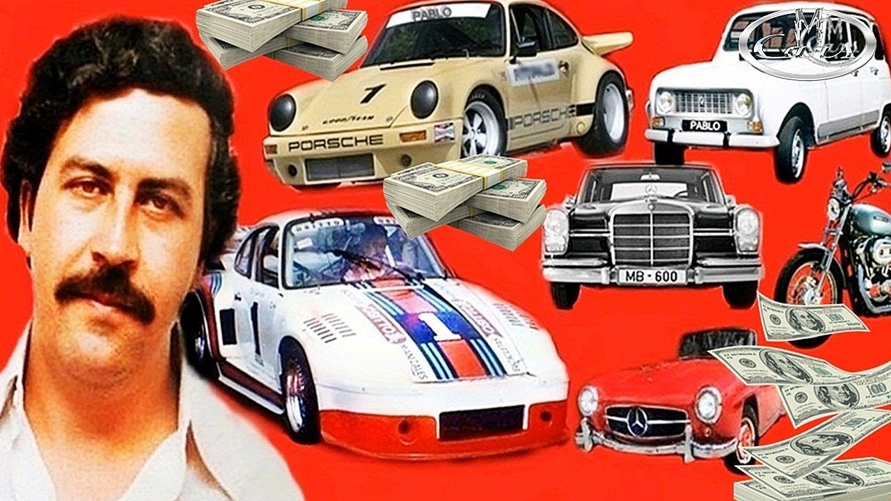 Os Carros da coleção de Pablo Escobar