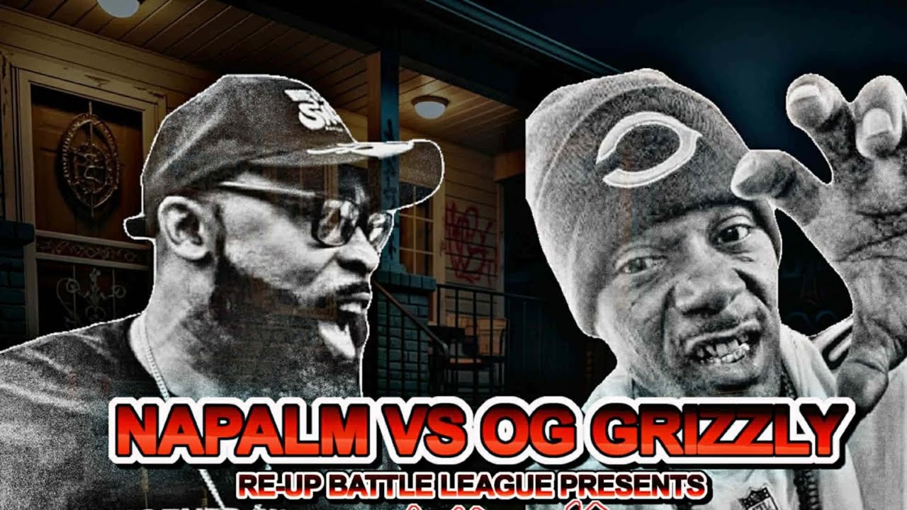 NAPALM FLAME VS OG GRIZZLY | JUMPIN OFF THE PORCH | (full Battle)