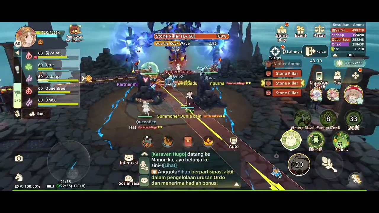 Amme Hell Without Tank POV Spirit Healer 1200k BP Member. Tree of Savior Neverland