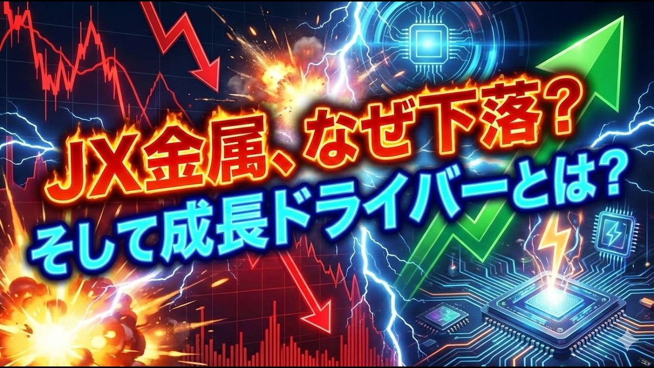 JX金属の下落要因とは？　そして、今後の成長ドライバーは？