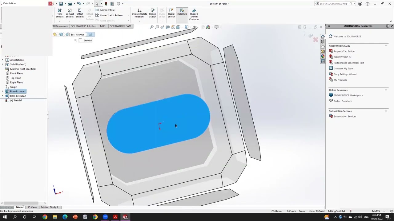 Solidwork  3D Excercise 1159