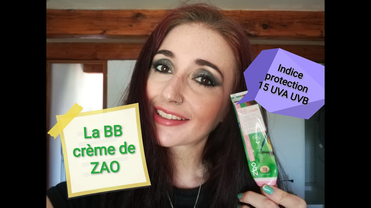 La BB crème protection UV 15 ZAO ( 100% naturel, vegan )