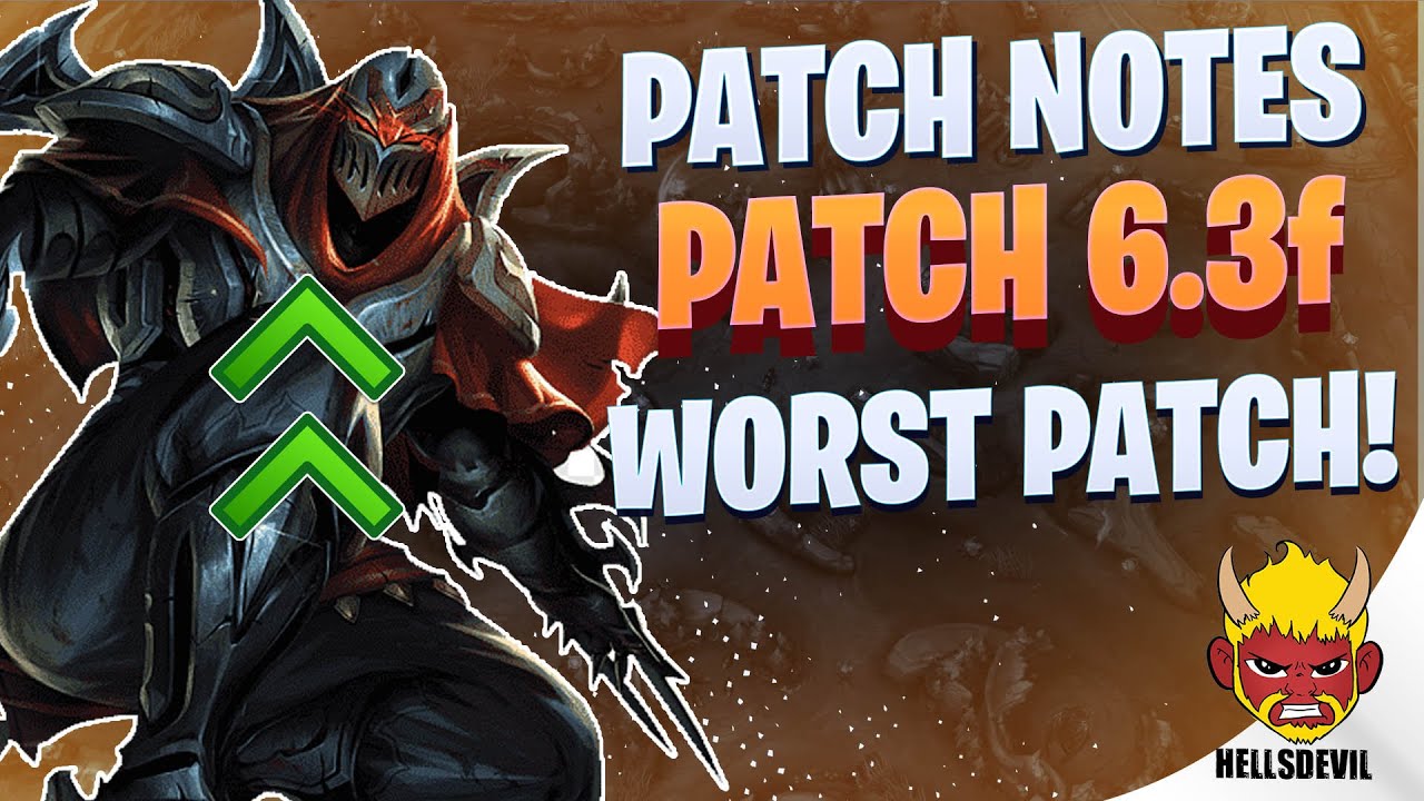 WILD RIFT | Patch 6.3f Patch Notes | WORST PATCH NOTES EVER!!!