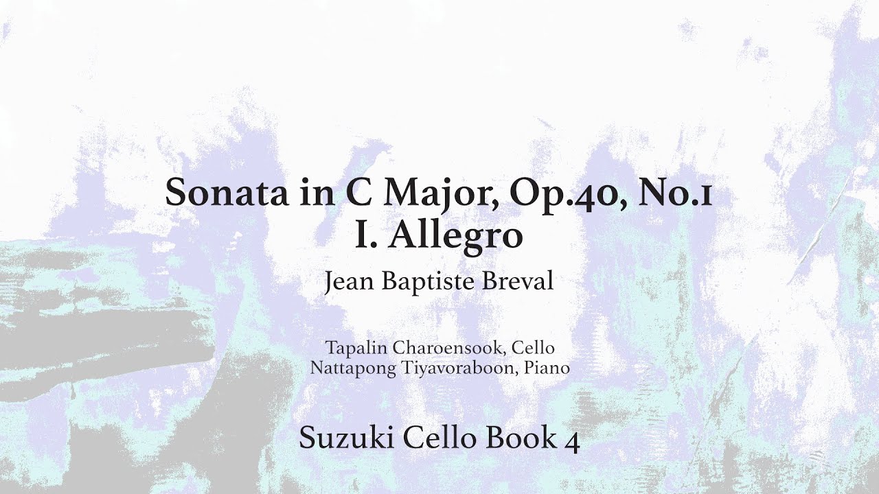J.B. Breval: Sonata in C Major, Op.40 No.1 [I. Allegro ]