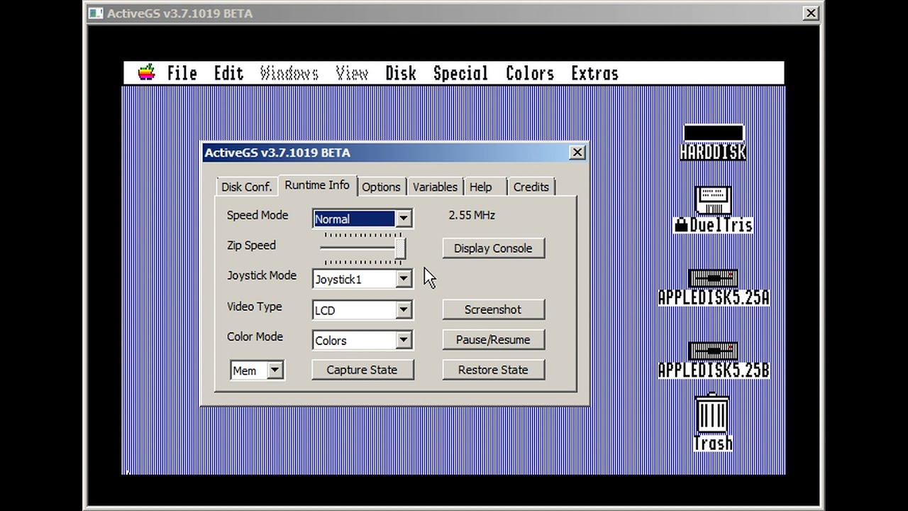 Apple IIGS Emulator: ActiveGS