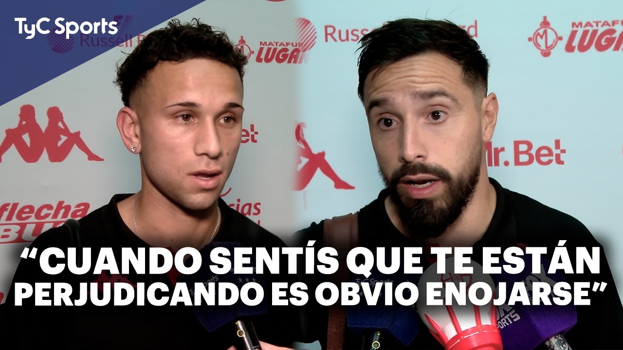 HERNÁN GALÍNDEZ Y JUAN BISANZ tras la DERROTA de HURACÁN ante RIVER: 