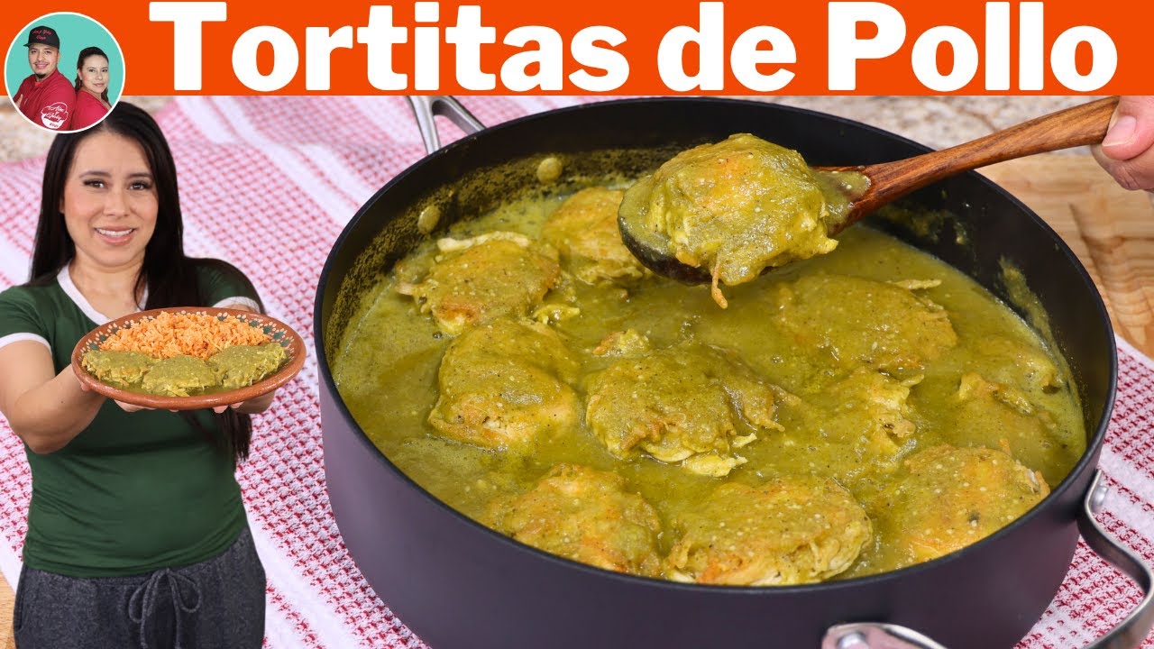 Tortitas de Pollo en Salsa Verde | El plato perfecto para la semana