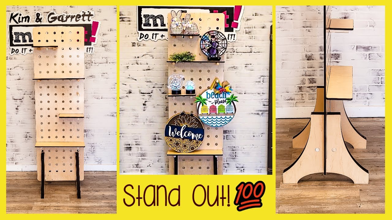 Пошаговое руководство по изготовлению стенда для рукоделия с лазерной резкой