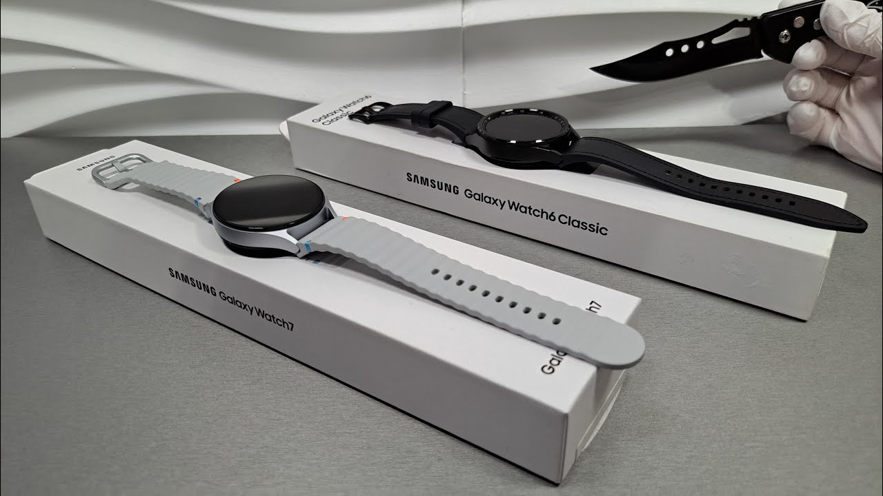 Samsung Galaxy Watch 7 vs Watch 6 Classic Unboxing - ASMR