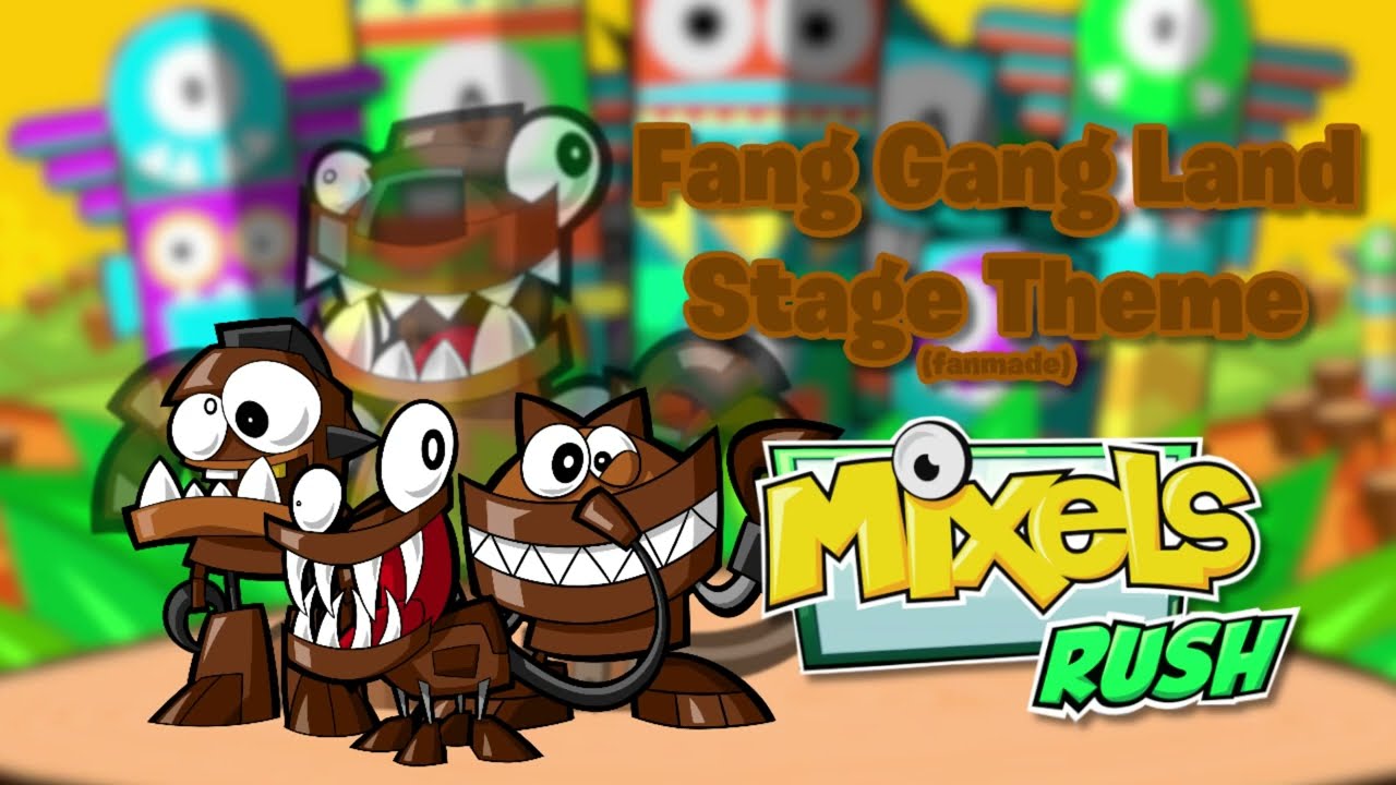 Mixels Rush Fan Track - Fang Gang Land #mixels