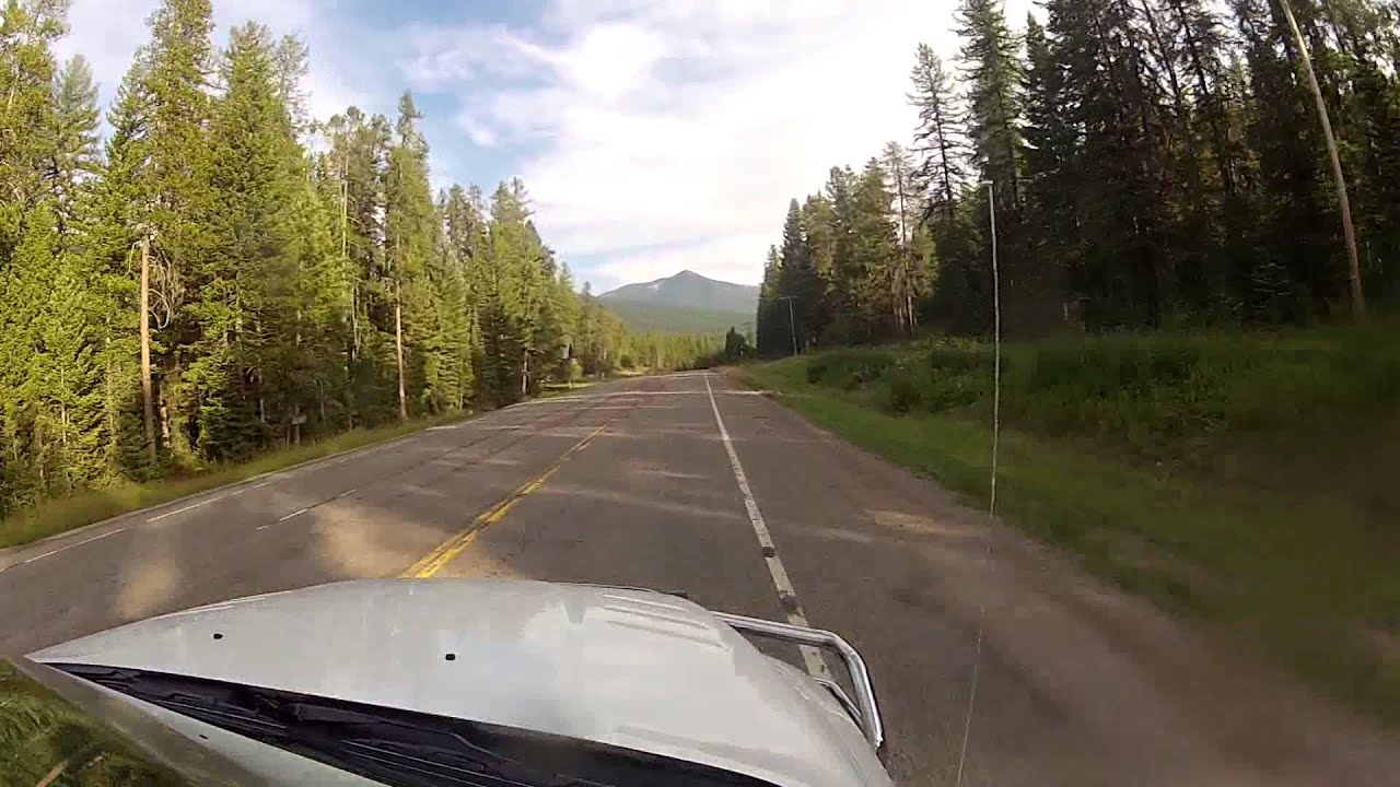 West Glacier to East Glacier, Montana!  Virtual Driving Adventure along Route 2!  August, 2013
