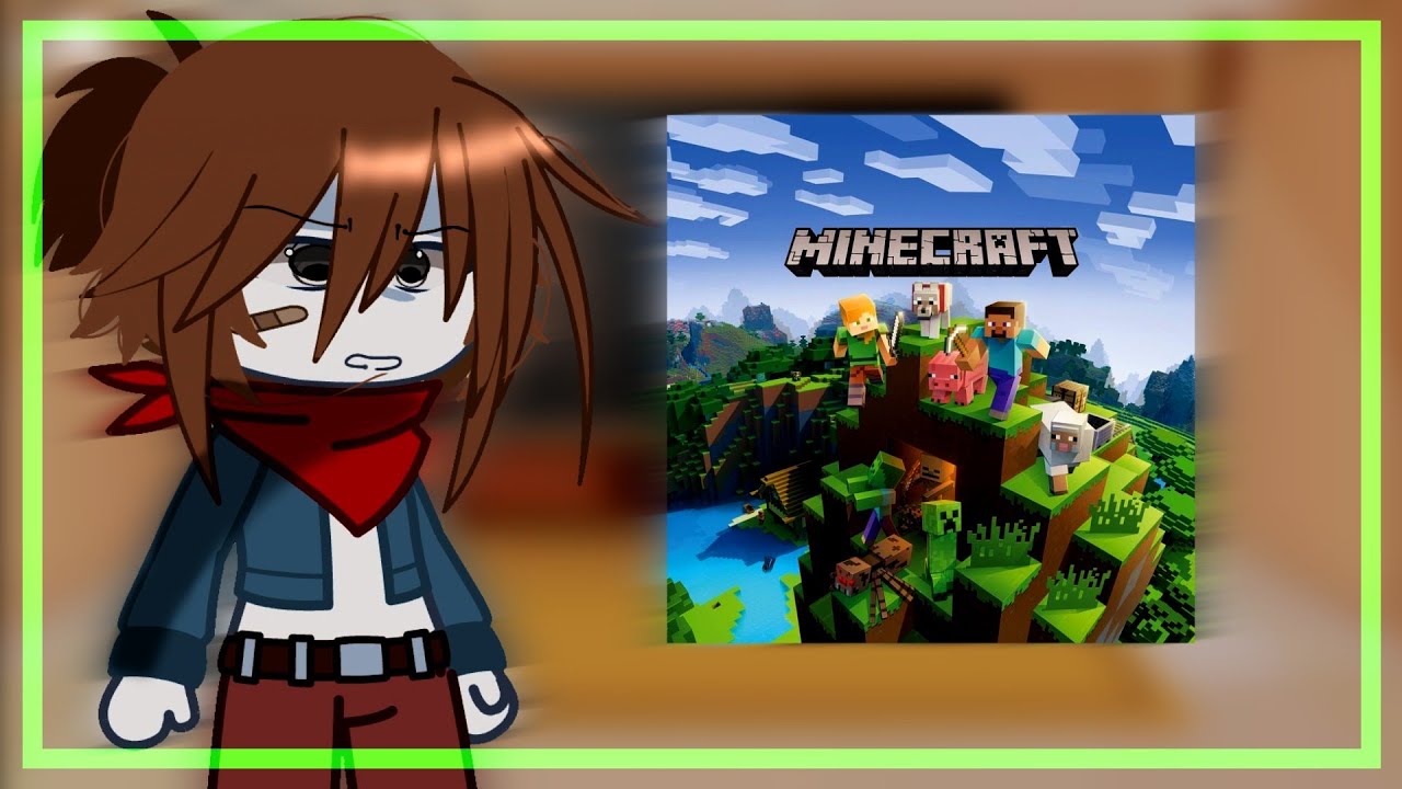 •|Personagens de Roblox reagindo a Minecraft•|gacha club•|