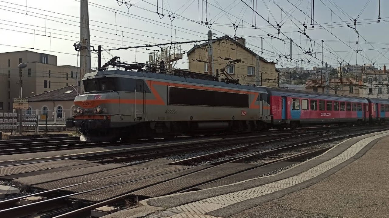 OUIGO classique - infra - BB37042 - fret - BB22000 béton - G2000 - diffus…un spot magnifique à Lyon