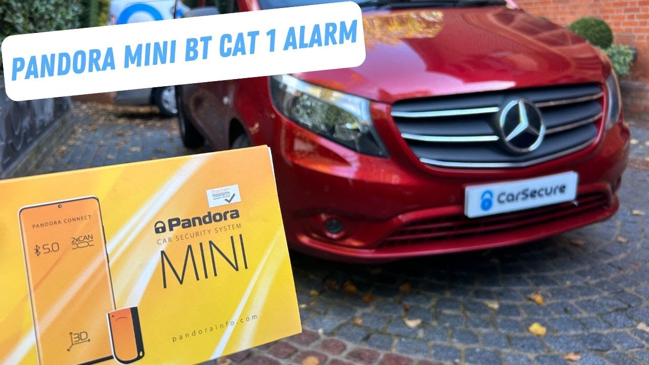 Mercedes Vito (V class) Security Upgrade | Pandora Mini BT CAT 1 alarm